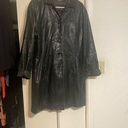 Women’s Leather Coat Xl Pelle Studio