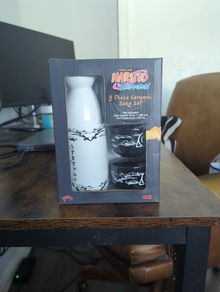 Naruto 3 Piece Sake Set