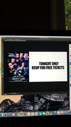 Free levity live tickets. Tonight only.