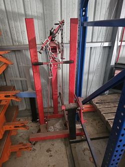 Motor hoist and motor stand