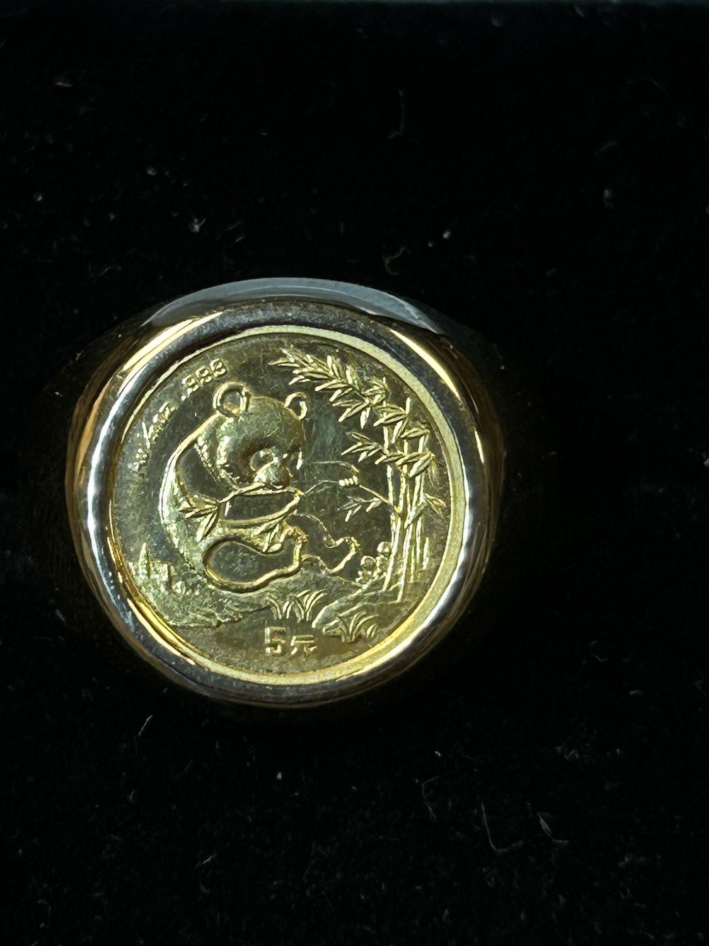 Men’s 14kt Panda Ring