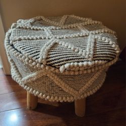 Round Footstool Ottoman