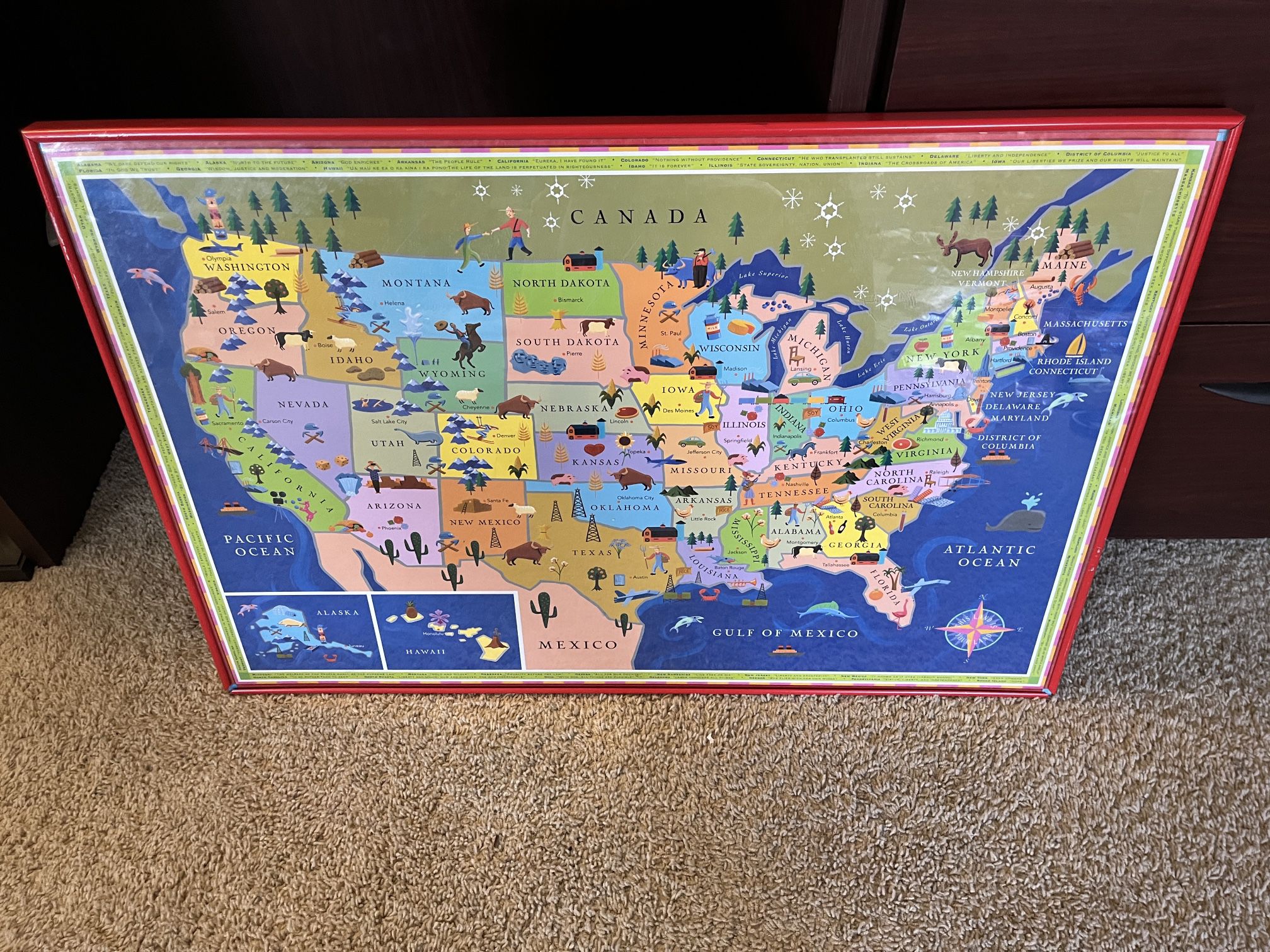 Kids Country Map