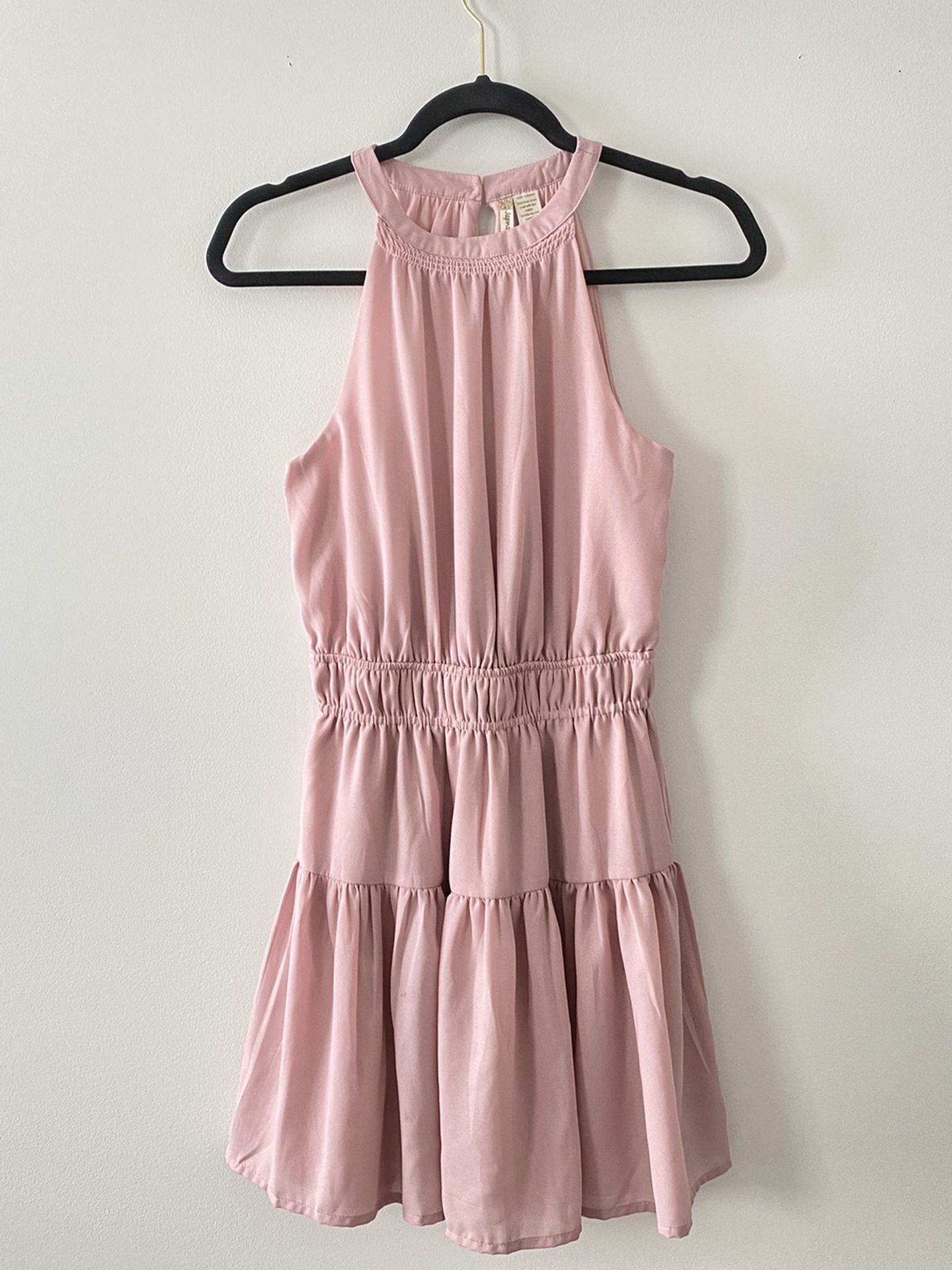Pink summer Flowy Dress