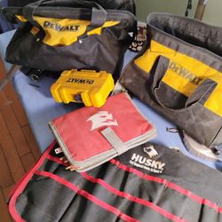 Assorted Tools And Tool bags 