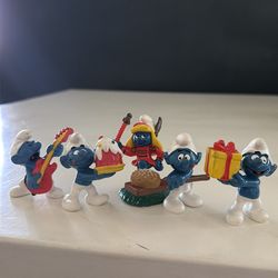 McDonald’s Smurf lot 5 Different 1996 European Releases