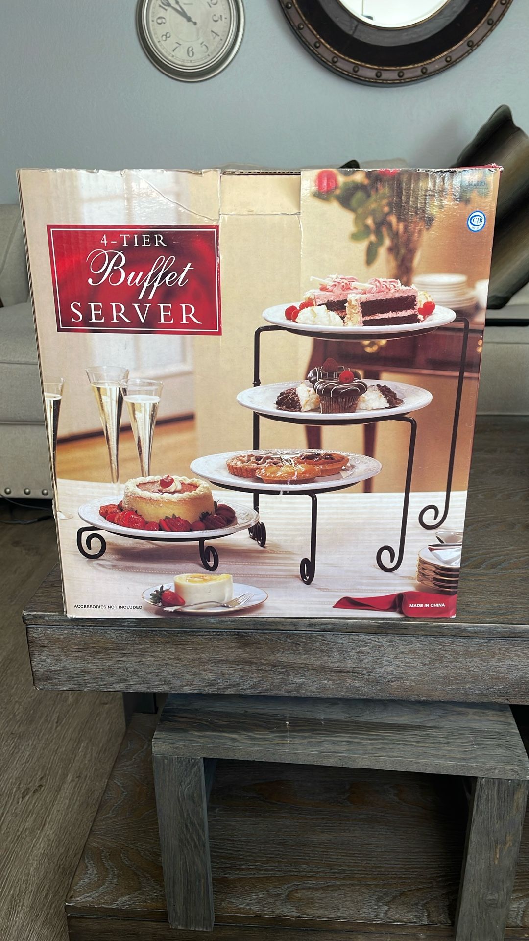 4-tier Buffet Server