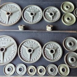 Ivanko Olympic Weight Set & OB-84 Barbell