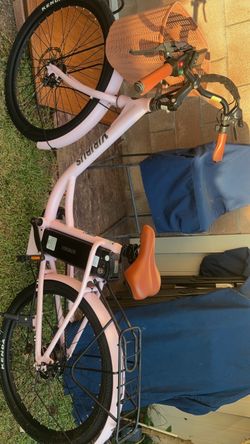 Pink e-bike