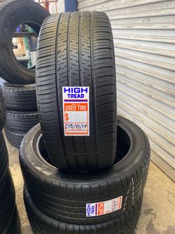 2 Pirelli pair used tires 245/45/19