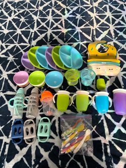 Baby Feeding Bundle – Cups, Bowls, Utensils & Accessories