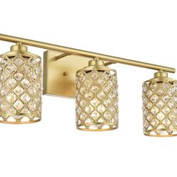 3-Light Bathroom Vanity Light Fixture