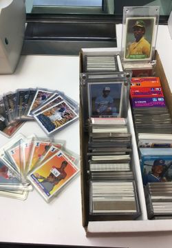 Baseball and hockey collectible cards