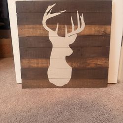 Deer Head Sign