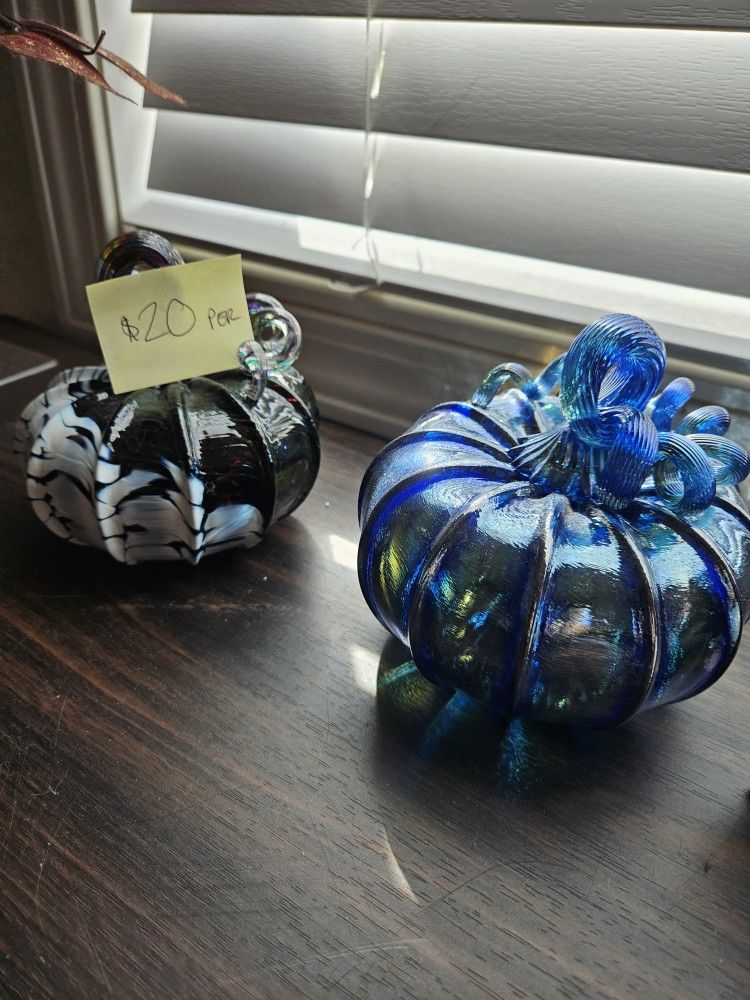 Glass Blown Pumkins