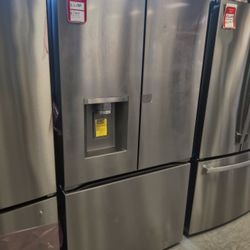 New  - Standard-Depth MAX 30.7 Cu. Ft. French Door Smart Refrigerator with Tall Ice and Water Disp