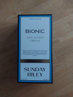 SUNDAY RILEY BIONIC ANTI AGING FACE CREAM COQ10 1.7 OZ BOXED! AMAZING! AUTHENTIC

