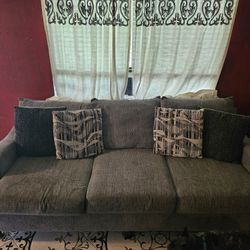Couch, Love Seat, And Ottoman
