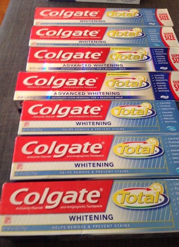 Not available * 7 Tubes of Colgate. Please See All The Pictures and Read the description