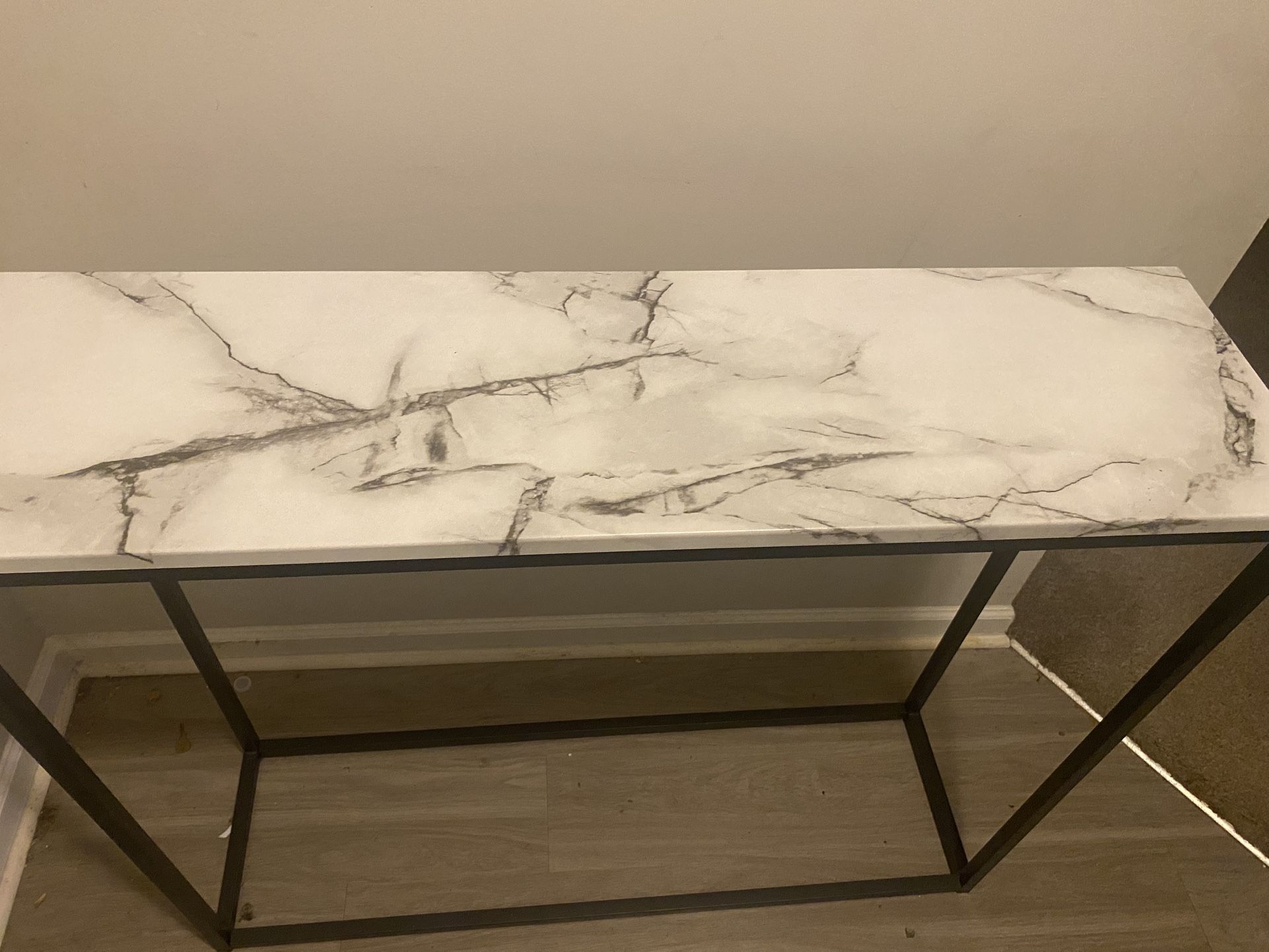 Marble Entryway console Table