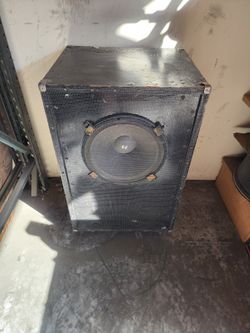 Vintage 15" Electro Voice Driver With Cabinet