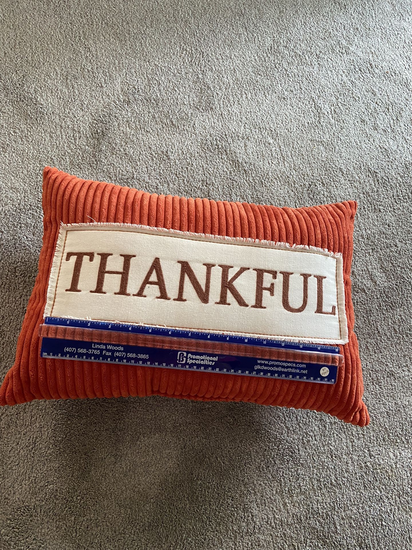 Thankful Throw Pillow