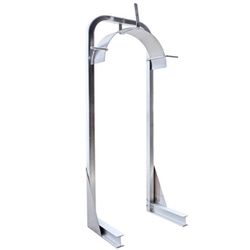 Chemical Hose Rack & 8 Fittings 