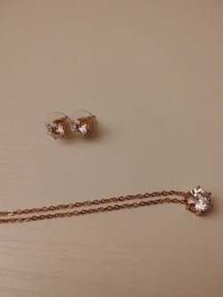 Necklace with earrings
