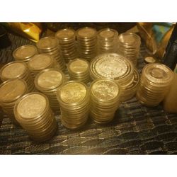 Silver Dollars Peace And Morgan