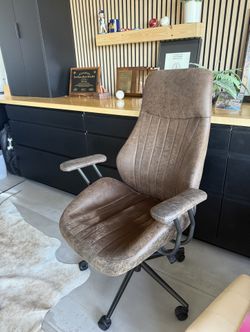 Vegan Leather Office Chair
