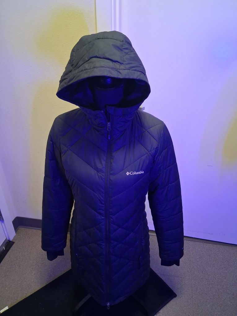 Puffer jacket Columbia Titanium Woman's Full Puffer Black Omni Heat π₯ Technology π₯΅ π₯ beauty!