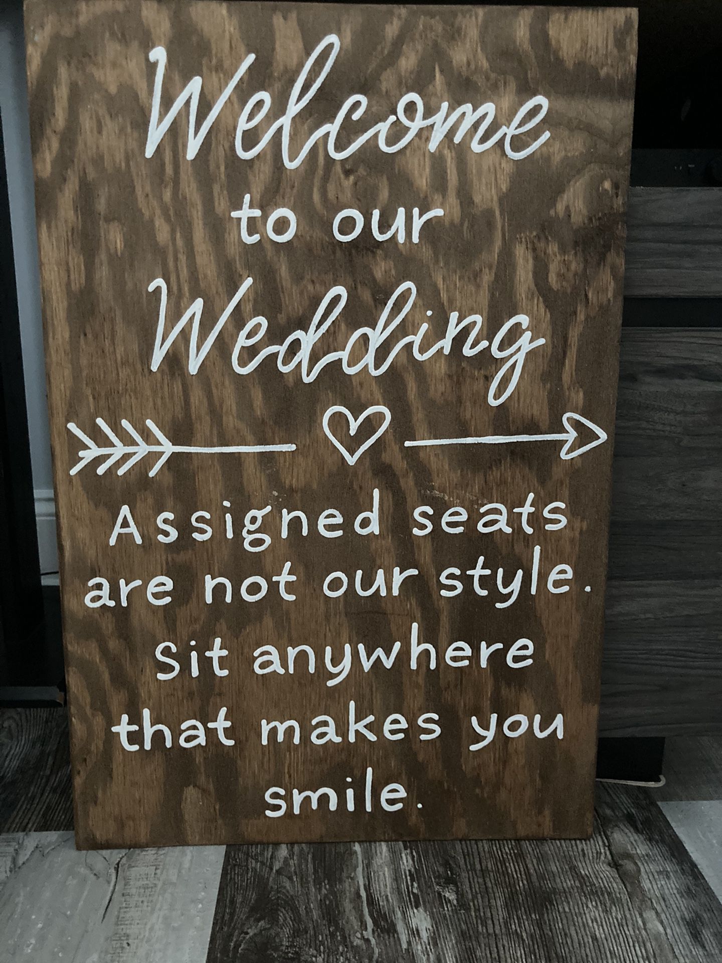 Wedding Ceremony Sign