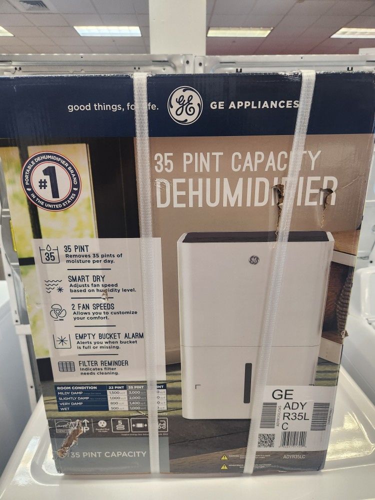 GE 35 Pint Dehumidifier ADYR35LC