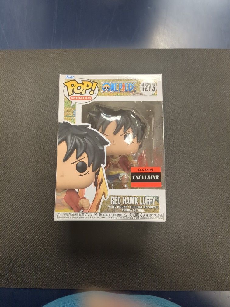 One Piece Red Hawk Luffy Funko Pop AAA ANIME EXCLUSIVE 