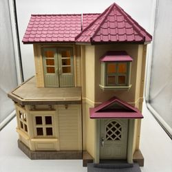 Calico Critters Vintage Red Roof Roofed House Country Home Sylvanian Family