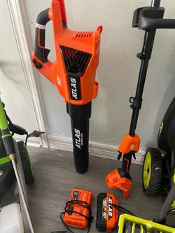 ATLAS 80V Blower + String Trimmer Bundle — Like New