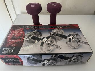 40 Lb Crome Weight  Set 