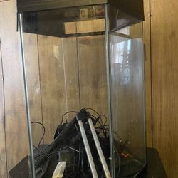 Octagon 20 Gallon Aquarium.