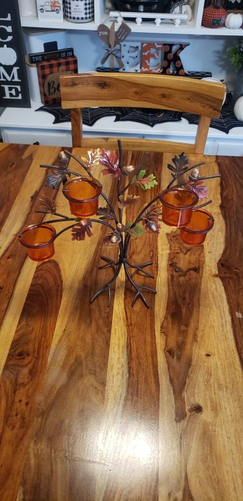 Fall Votive Candle Holder 