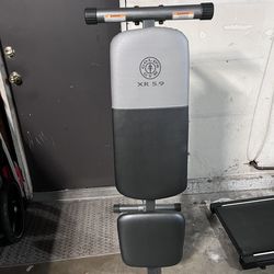 Golds gym home adjustable workout bench