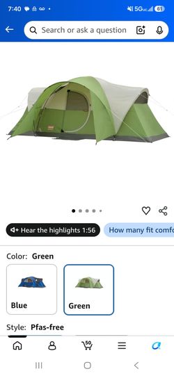 Colman Montana 8 person tent