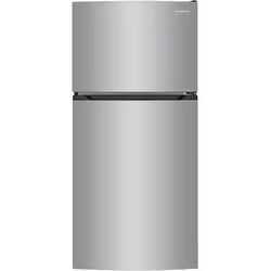 Frigidaire 13.9-cu ft Standard-Depth 28.0-in Wide Top-Freezer Refrigerator ( Brushed Steel )