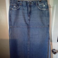 Re/Done Denim Skirt. - FLASH SALE🚨🚨🚨