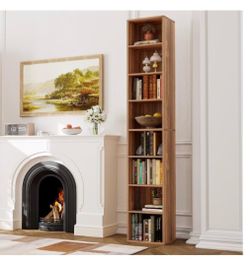 8 tier narrow bookshelf NEW