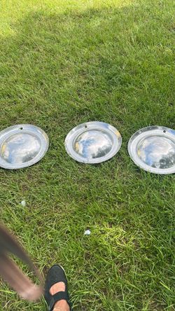 1953 Chevy hubcaps vintage