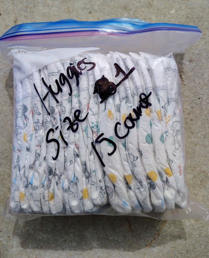 Diapers Size 1 {Huggies}