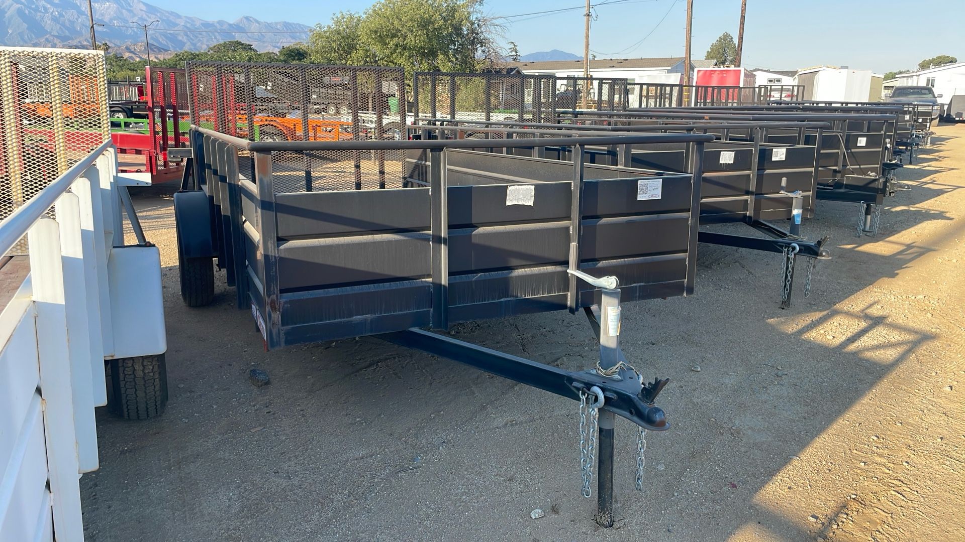 7x14 Single Axle Landscaping Trailer