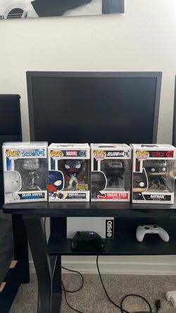 Funko Pop Lot of 4 Marvel Batman GI Joe