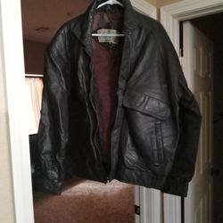 Mens Black Leather Jacket