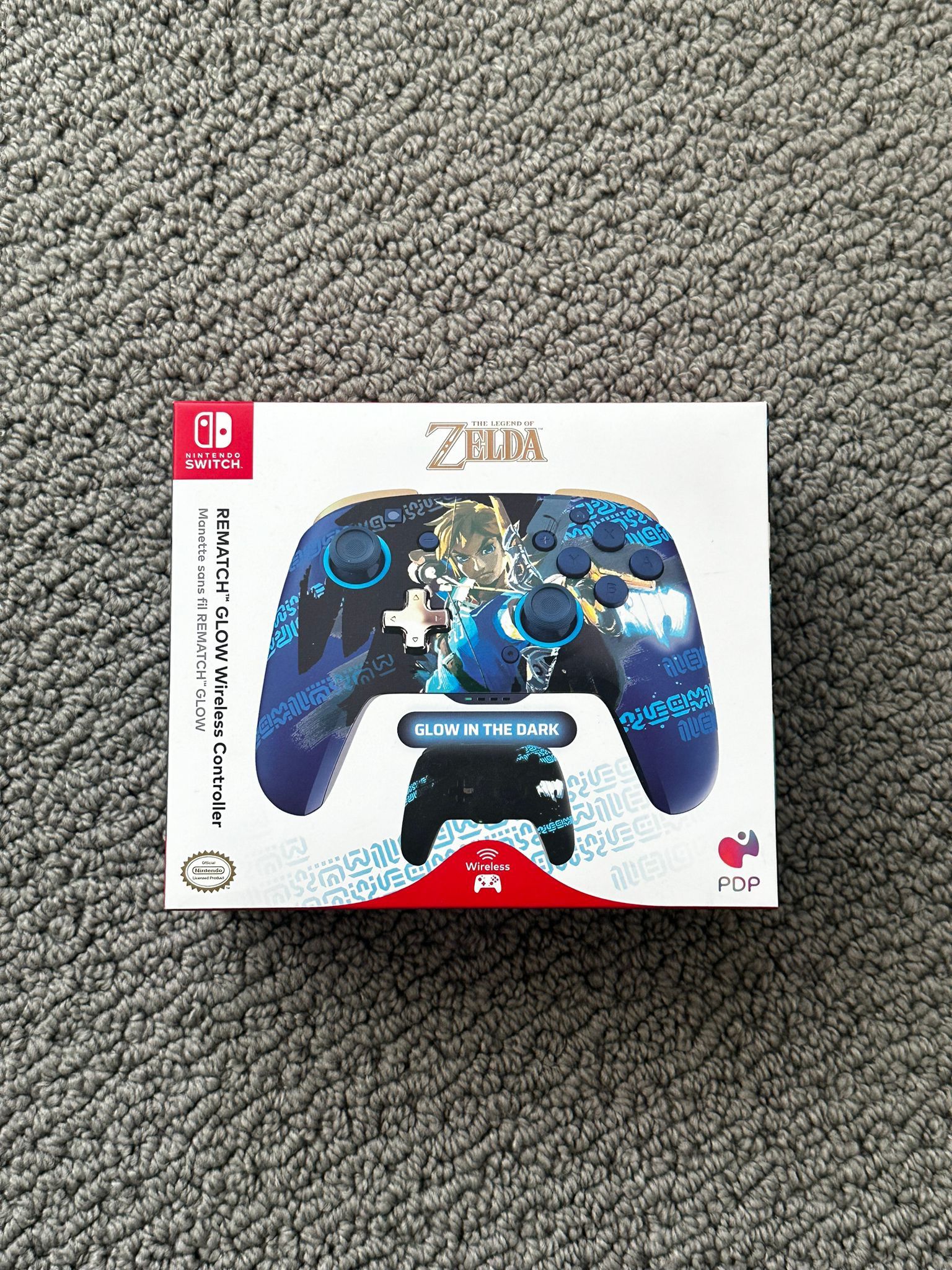 Switch Pro Controller The Legend of Zelda Glow in the Dark